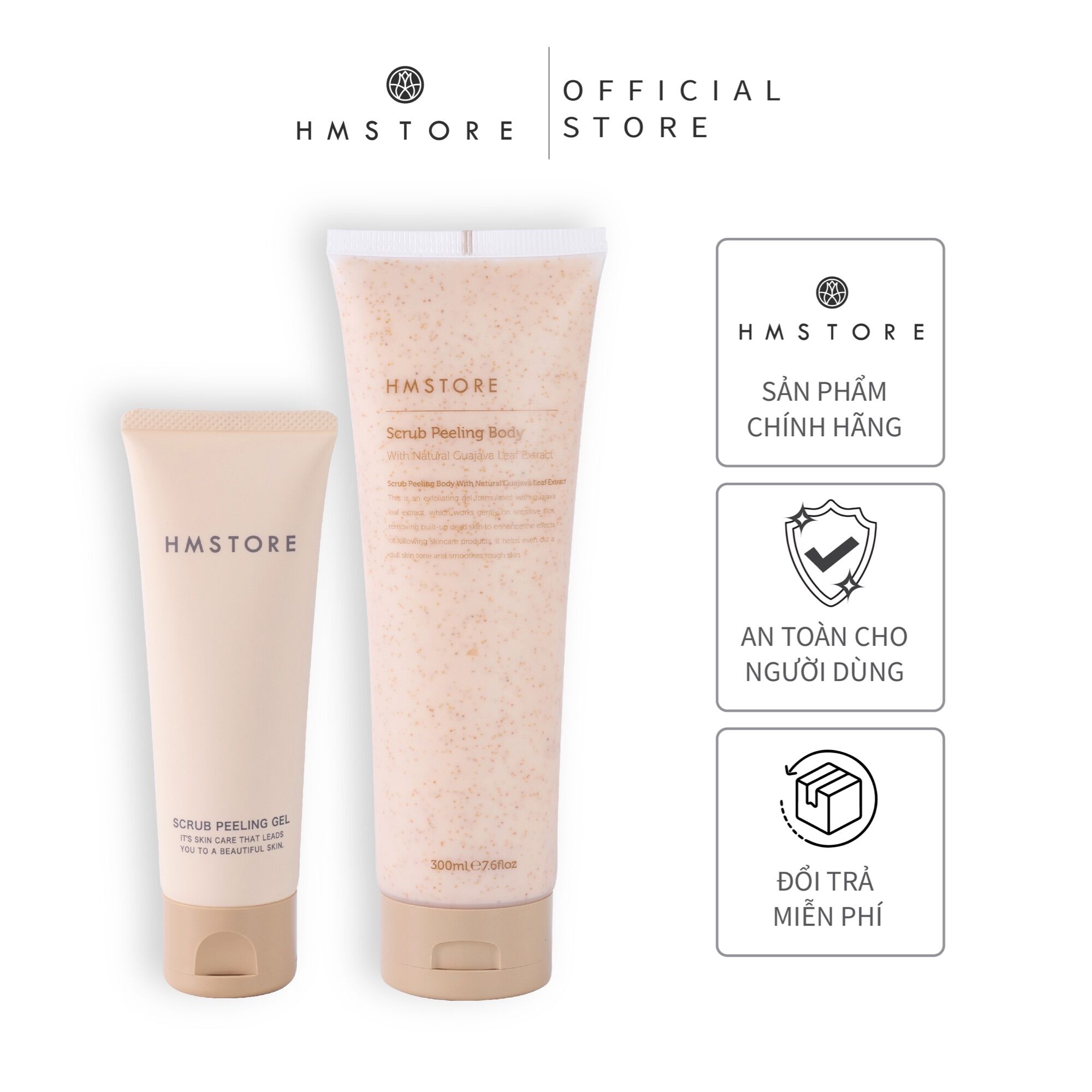TẨY TẾ BÀO CHẾT FACE VÀ BODY HM STORE