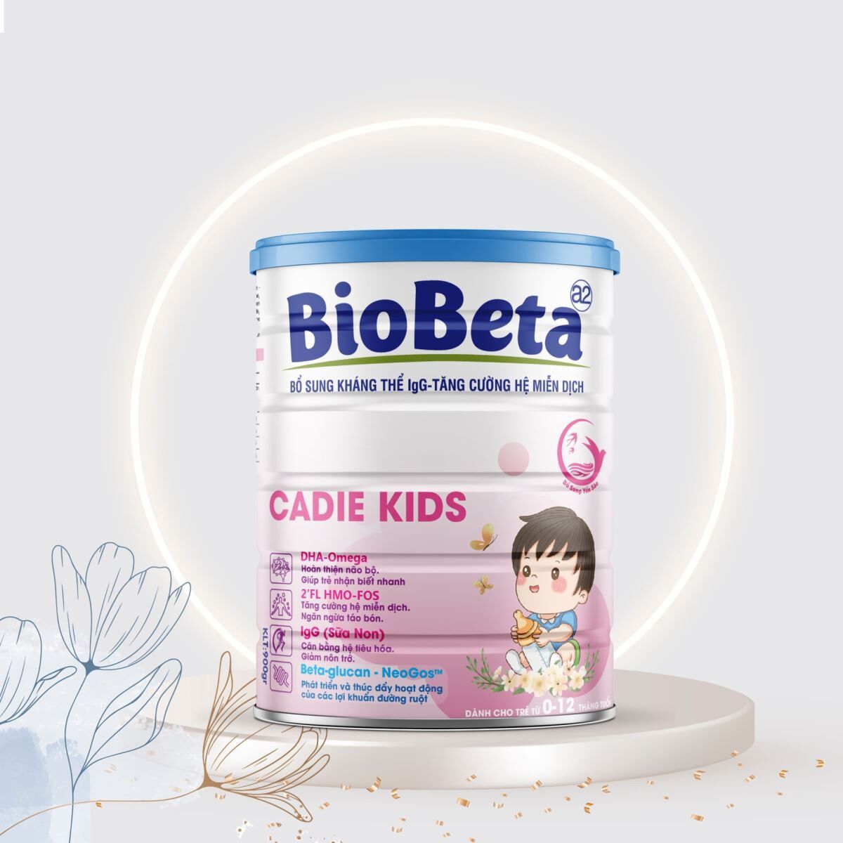 Sữa biobeta cadie kids 0-12 tháng 900gr giá sỉ