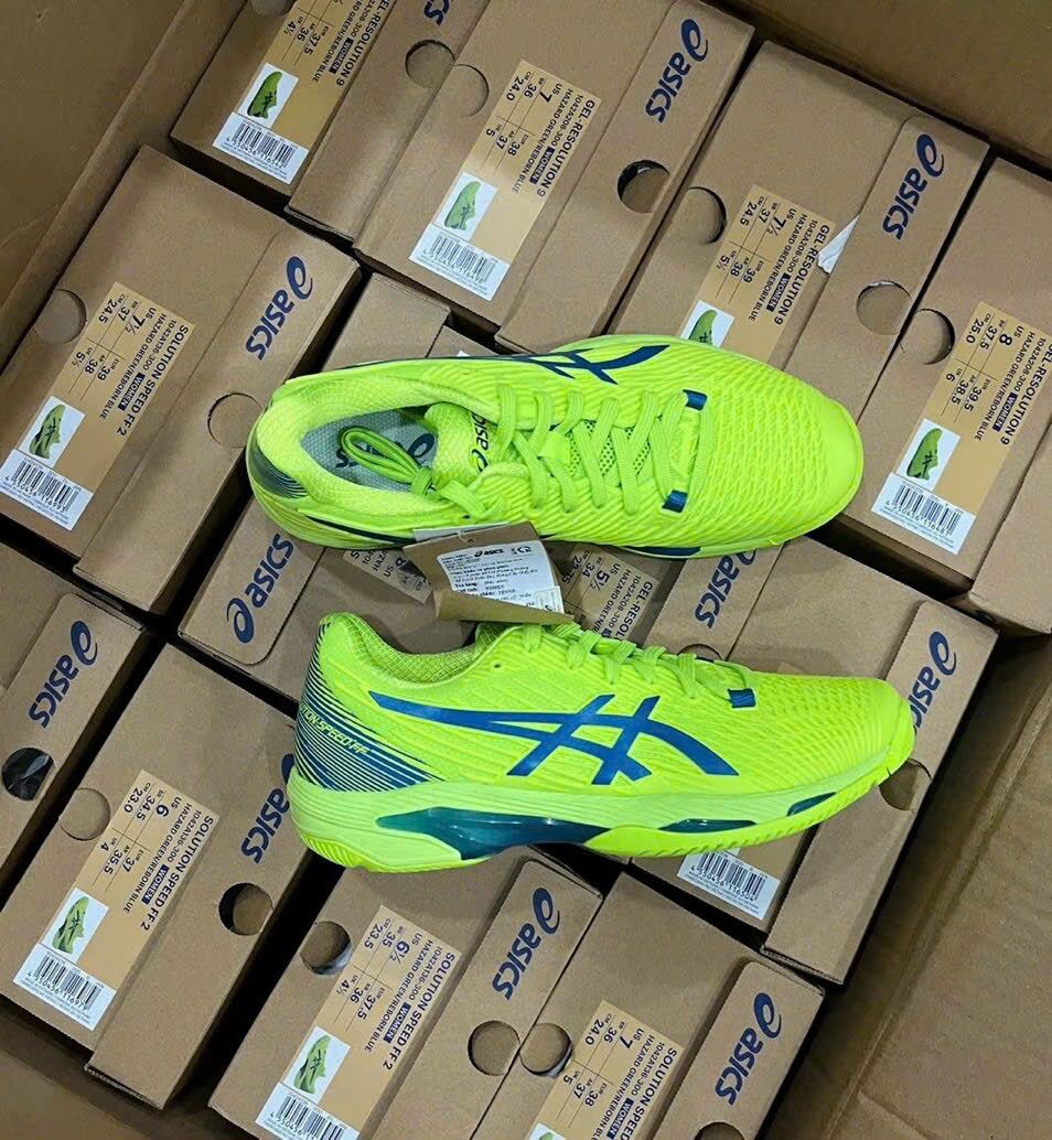 Giày tennis Asics speed FF xanh chuồi nữ