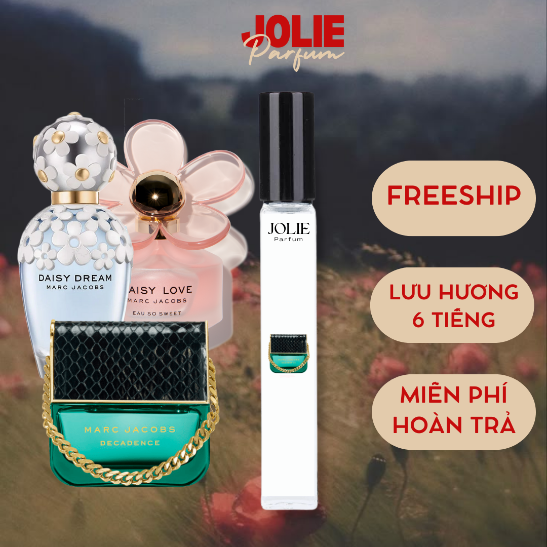 Nước Hoa Nữ Chiết MJ 10ml - Hương Ngọt Ngào, Tươi Mát và Quyến Rũ - Jolie Parfum