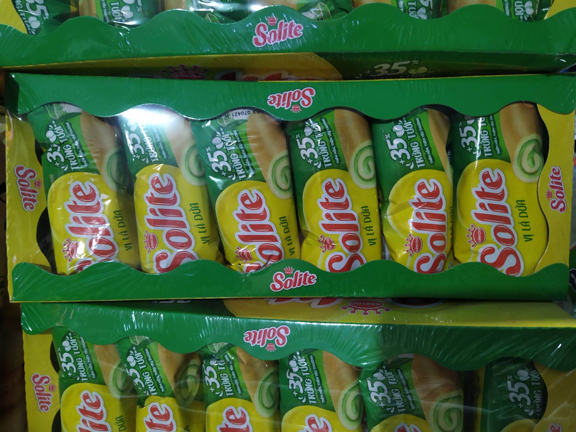 Bánh bông lan Kinh đô vị dứa Solite