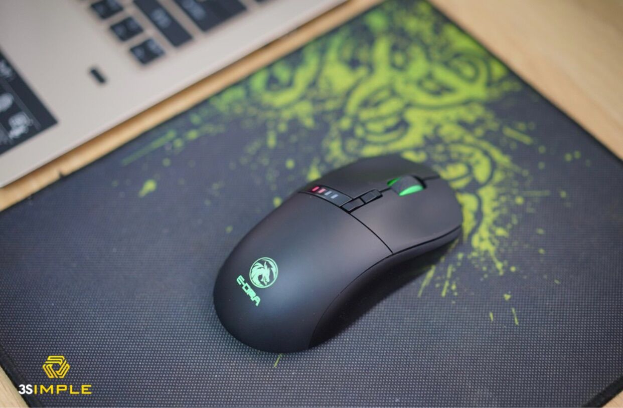Chuột gaming E-Dra EM620W Wireless đen, hồng