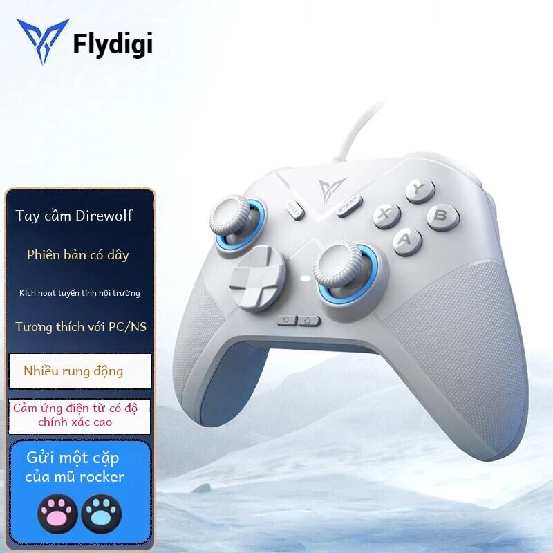 Bộ Điều Khiển Chơi Game Có Dây Flydigi Direwolf Với Tay Cầm Chơi Game Usb Kích Hoạt Tuyến Tính Hall Cho Pc Switch Android Ios Tương Thích Với Điện Thoại Di Động Và Máy Tính