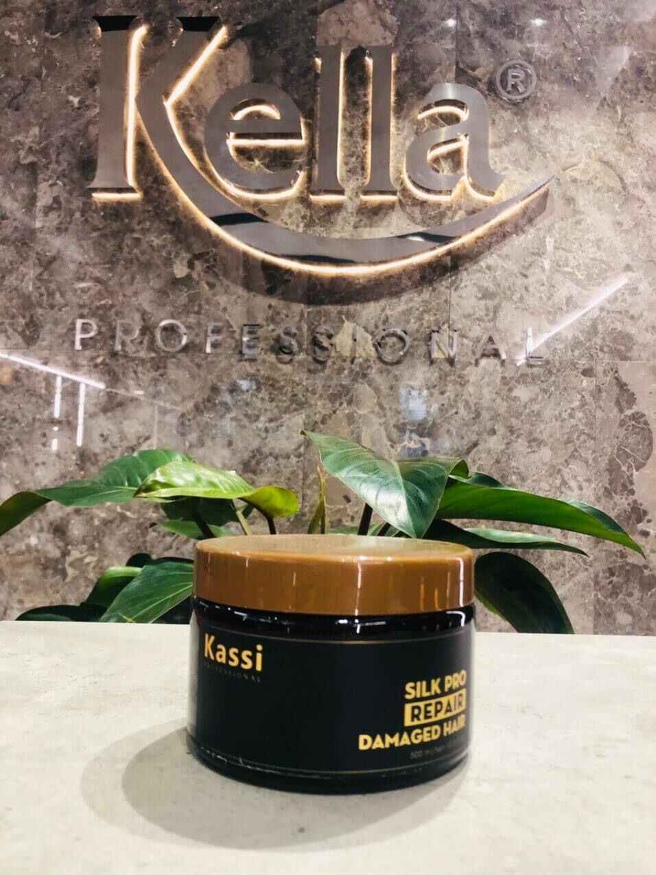 Hấp dầu ủ tóc Kassi Silk pro 300ml- TiDi shop phục hồi tóc hư tổn bảo vệ và nuôi dưỡng tóc