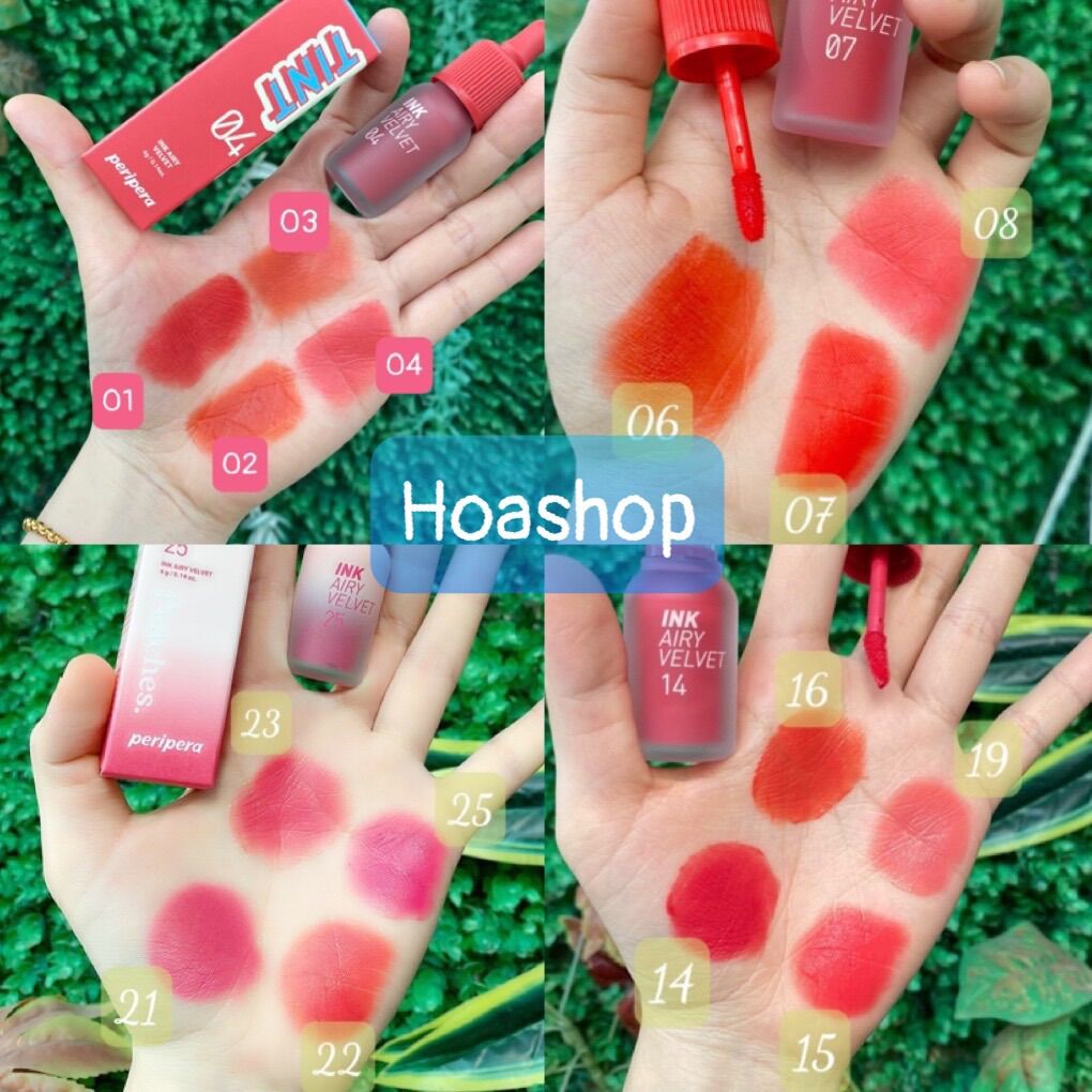 Son Kem Peripera Lip Tint Ink Airy Velvet Tint New