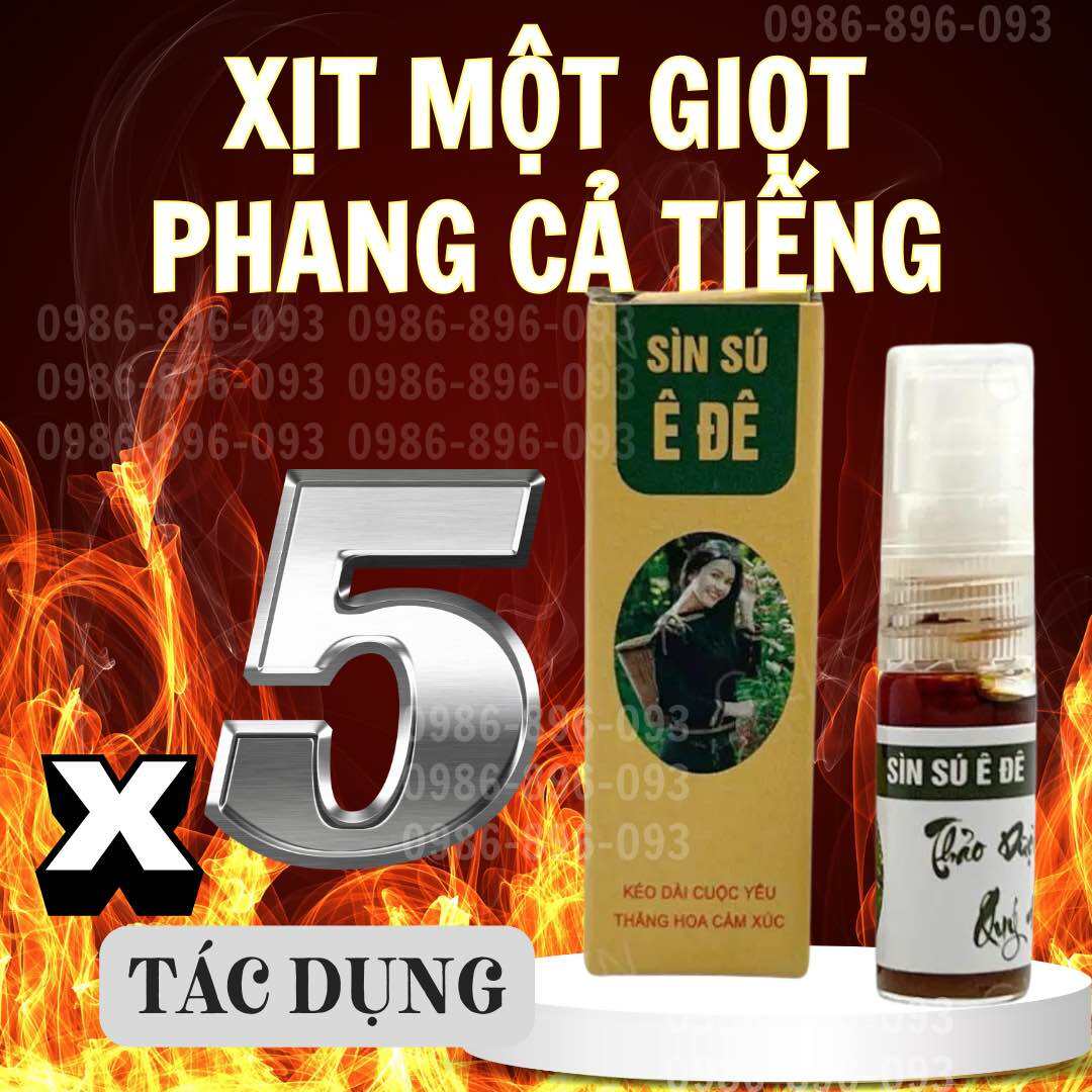 Thảo mộc bôi SÌN NƯỚC Ê ĐÊ - VUA SÍN SÙ cao cấp nam (chai 5ml) - hàng chính hãng  ( gel sú trơn xìn sình xú )