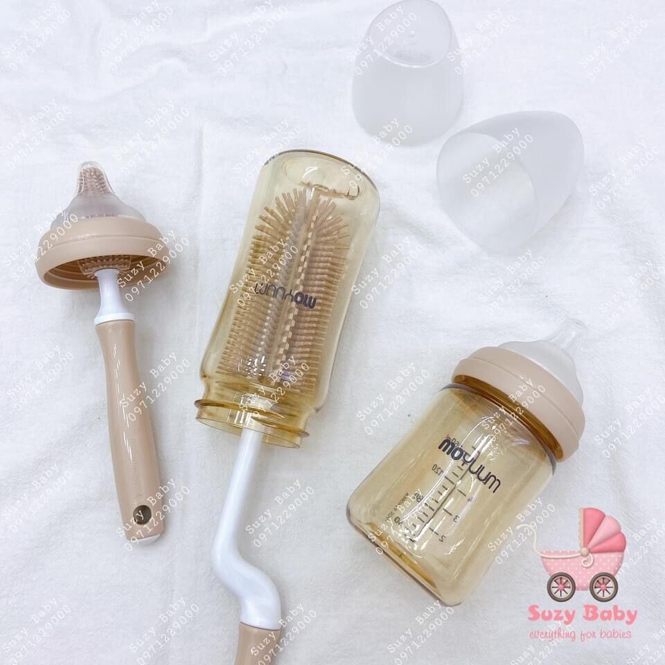 BỘ CỌ RỬA BÌNH SỮA SILICONE HÀN QUỐC MOYUUM