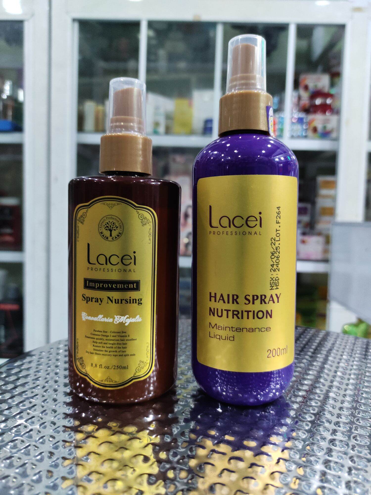 Xịt Dưỡng Tóc Lacei Nâu 250ml