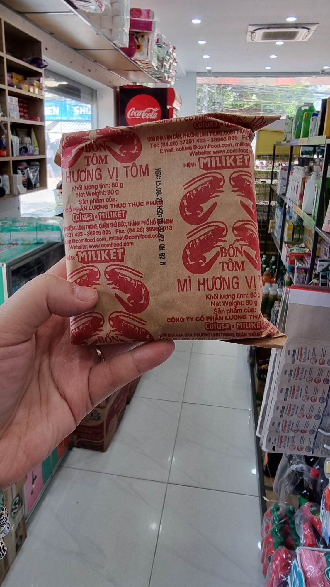 Thùng 30 gói mì Miliket 4 tôm