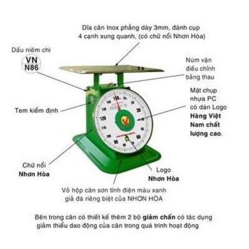 CÂN ĐỒNG HỒ NHƠN HOÀ 100KG