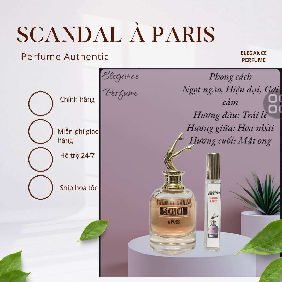 Mẫu thử nước hoa nữ scandal à paris edt