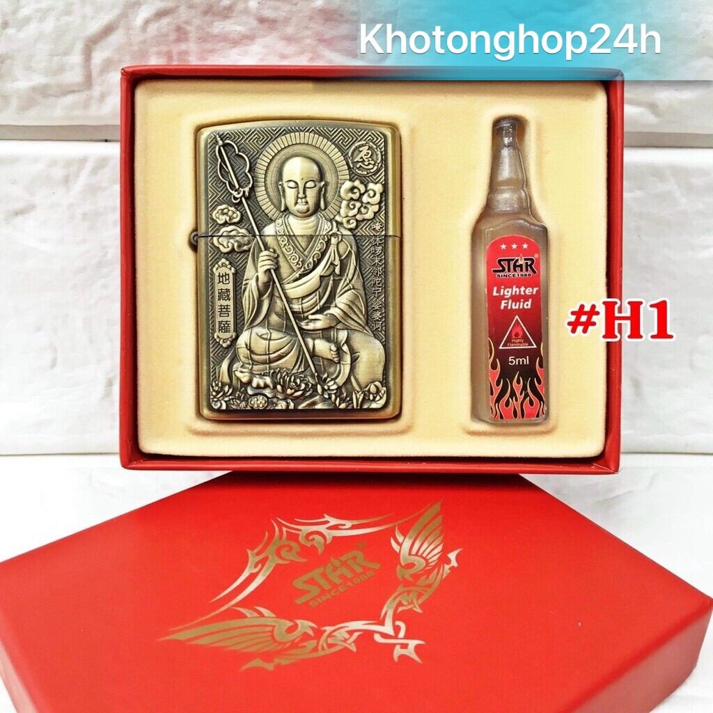 Hộp Quẹt Zippo Bật Lửa Độc Lạ Hình Nổi Có Hộp nhiều hình hàng đẹp Khotonghop24h