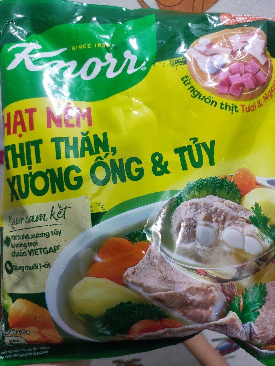 Hạt nêm Knorr túi 1kg8