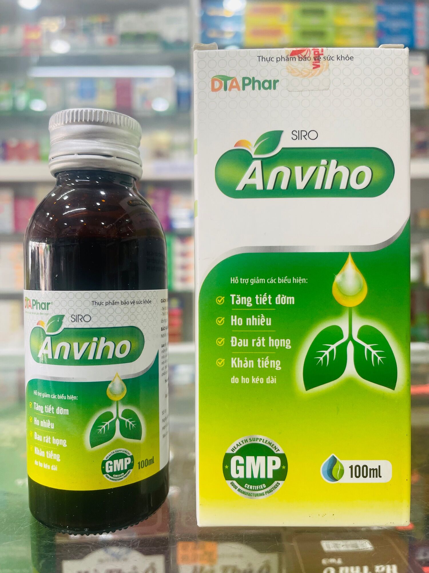 Siro ho cho bé ANVIHO - 100ml