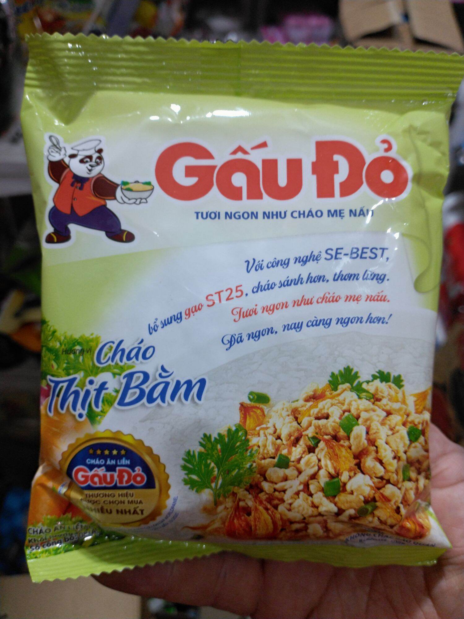 Cháo ăn liền thịt bằm Gấu đỏ
