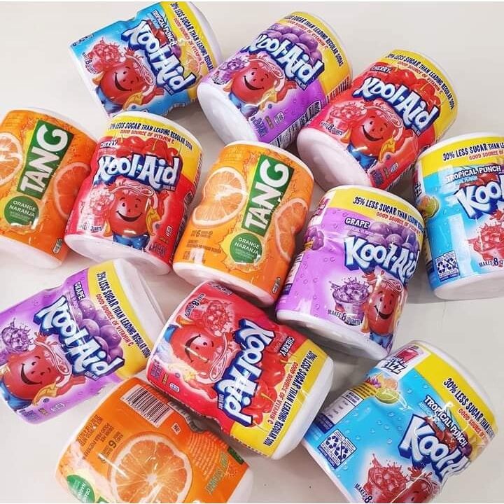 (8 Vị) Bột Pha Nước Trái Cây Kool Aid Mỹ 538g