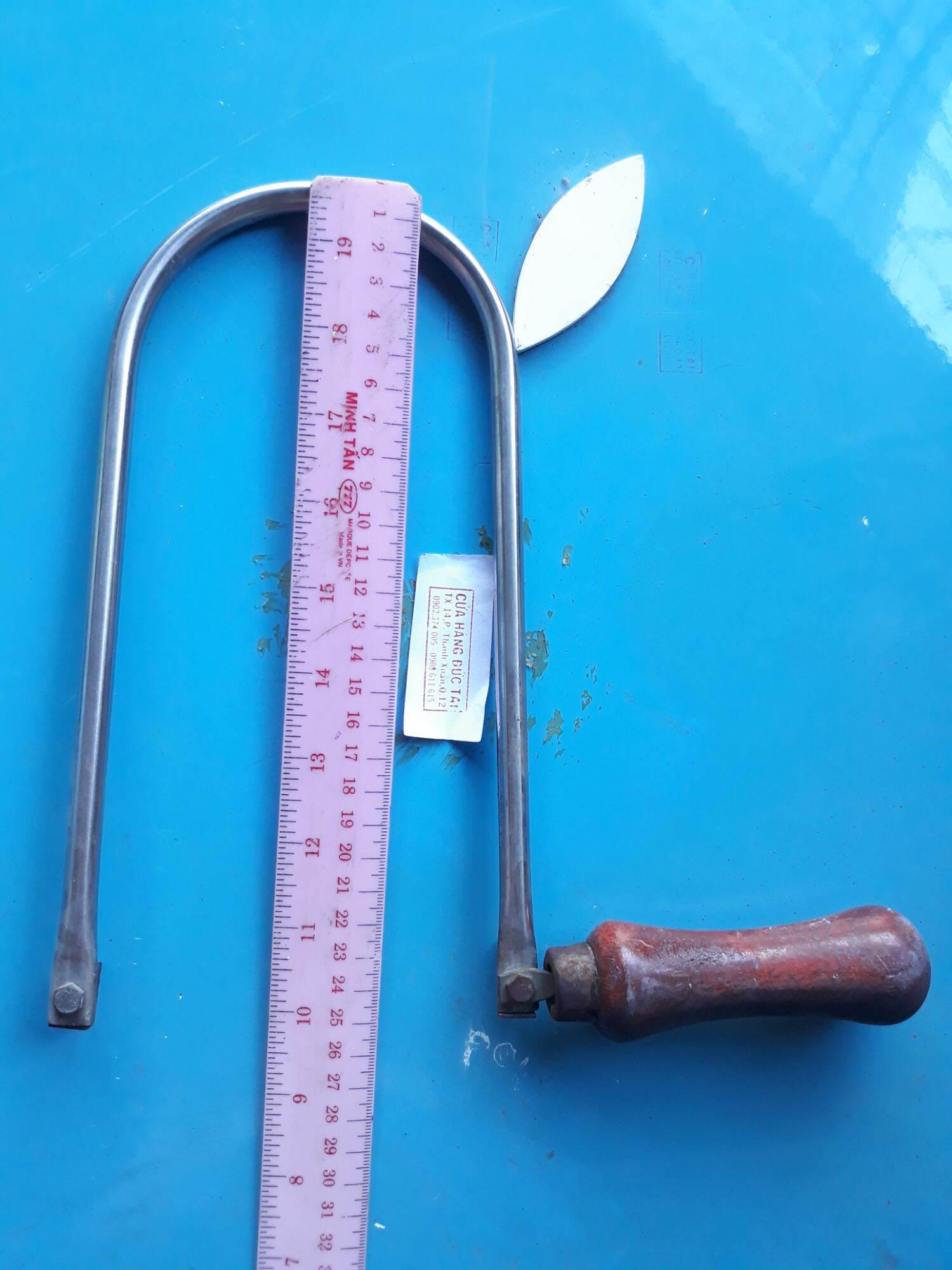 Cưa lọng gỗ, khung dài 25cm, lưỡi 13cm
