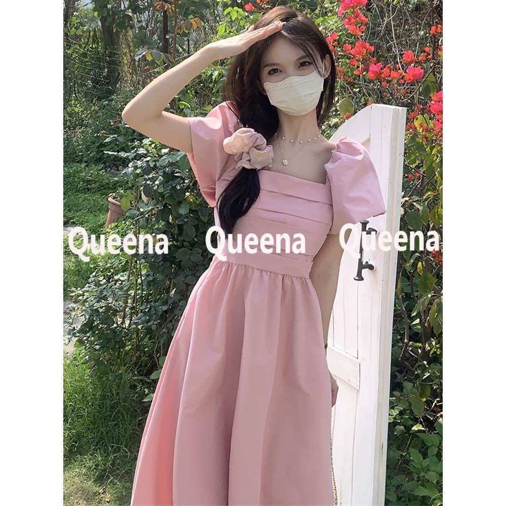  Đầm maxi tiểu thư- đầm tay phồng nhún ngực nhẹ nhàng- xinh xắn - BN74 