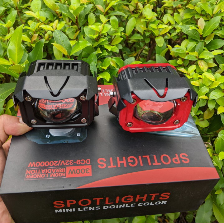 đèn trợ sáng bi cầu F22X pro cho xe máy và ô tô siêu sáng 80W 2 chế độ cốt vàng pha trắng hàng cao cấp chất lượng hàng chính hãng