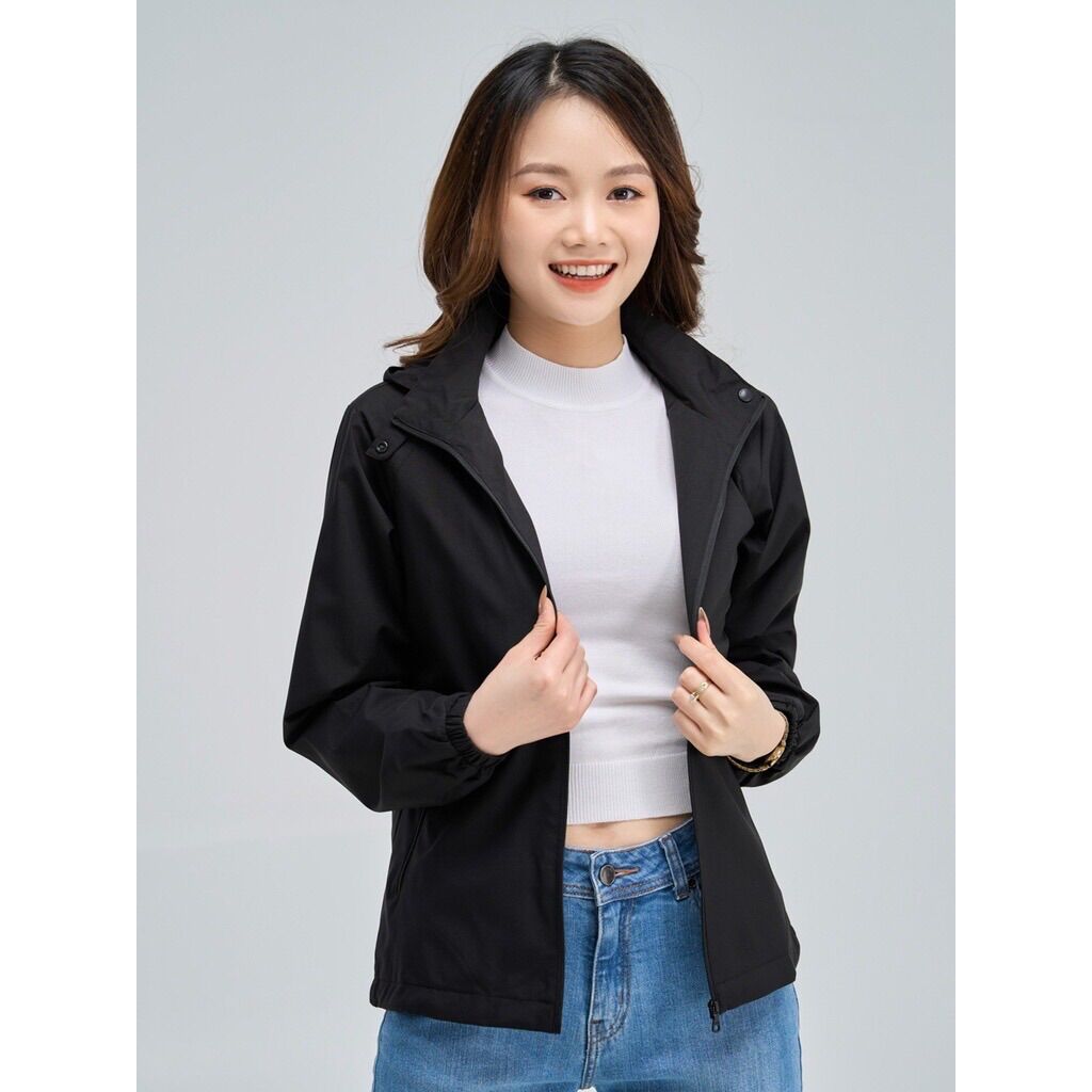 Áo gió nữ 2 lớp chống thấm nước cao cấp