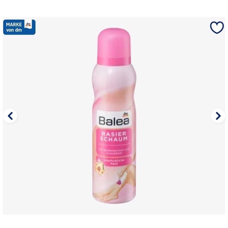 Gel/bọt cạo lông Balea 150ml