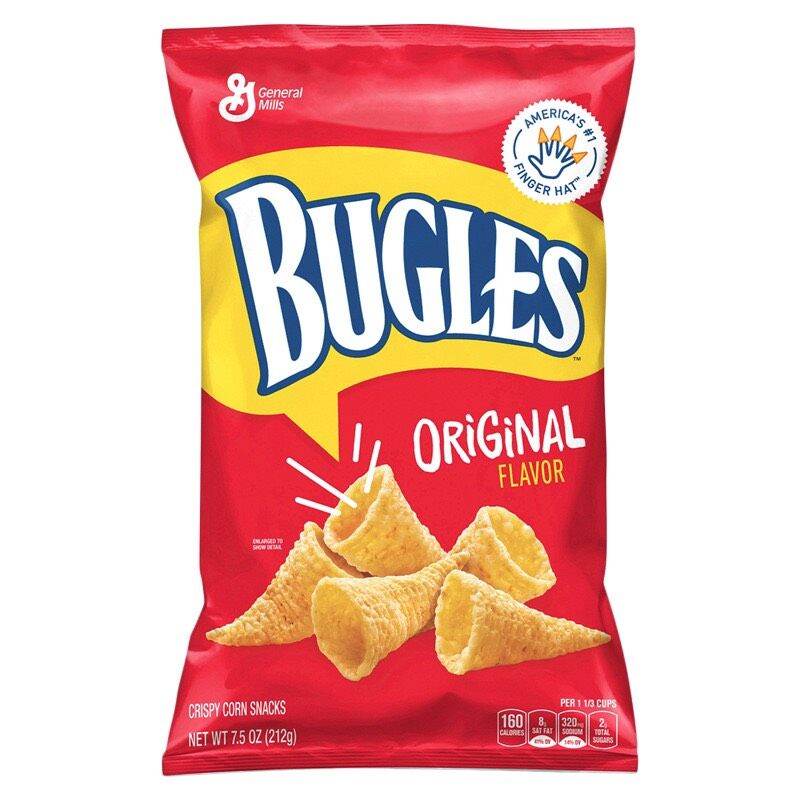Bugles Original Flavor Crispy Corn Snacks 7.5 oz 212g