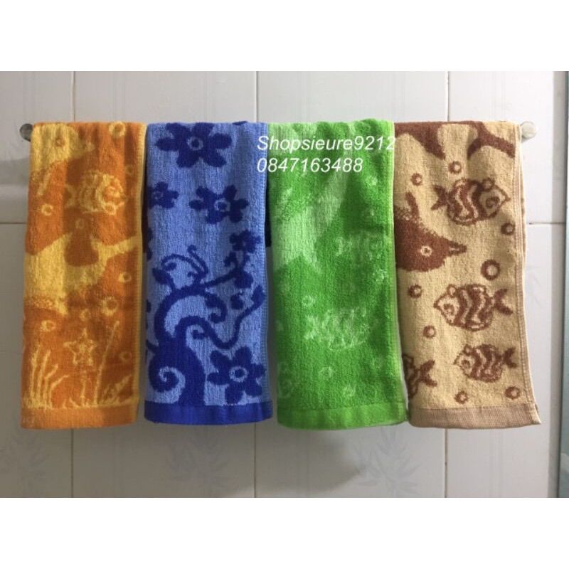 Khăn rửa mặt sợi tre cao cấp:KT 46-28cm