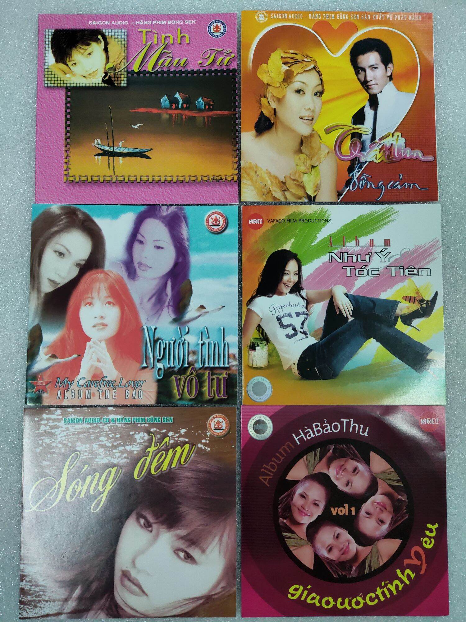 Combo 6CD gốc chính hãng mới ( không có vỏ hộp )