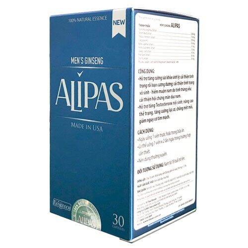 [HCM]Sâm Alipas Mới Hộp 30 Viên (Có Tem Tích Điểm Chính Hãng)