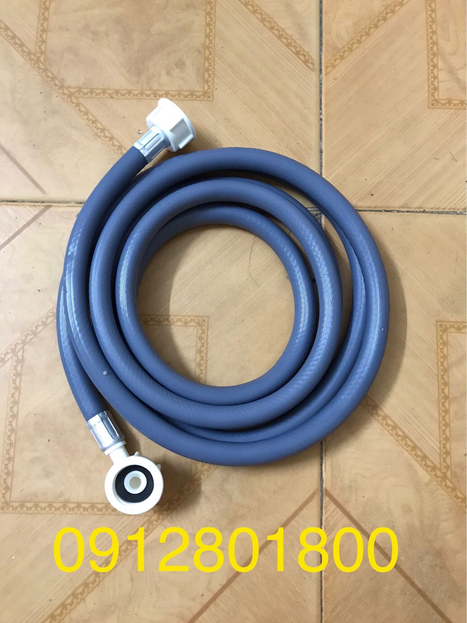 Dây cấp nước máy giặt 2 đầu ren dài 3m 3 mét