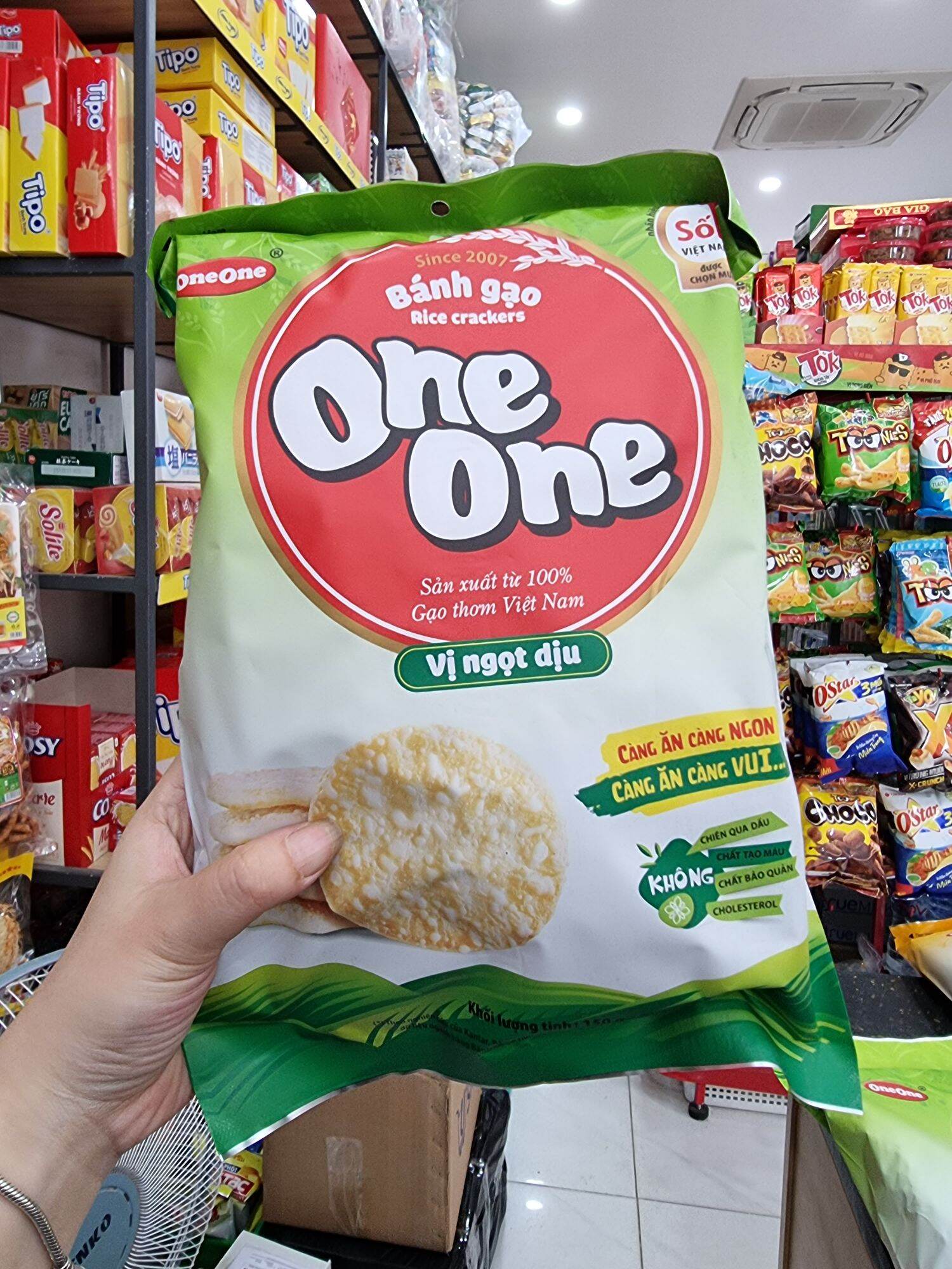 Bánh gạo One One vị ngọt dịu gói nhỏ 150g