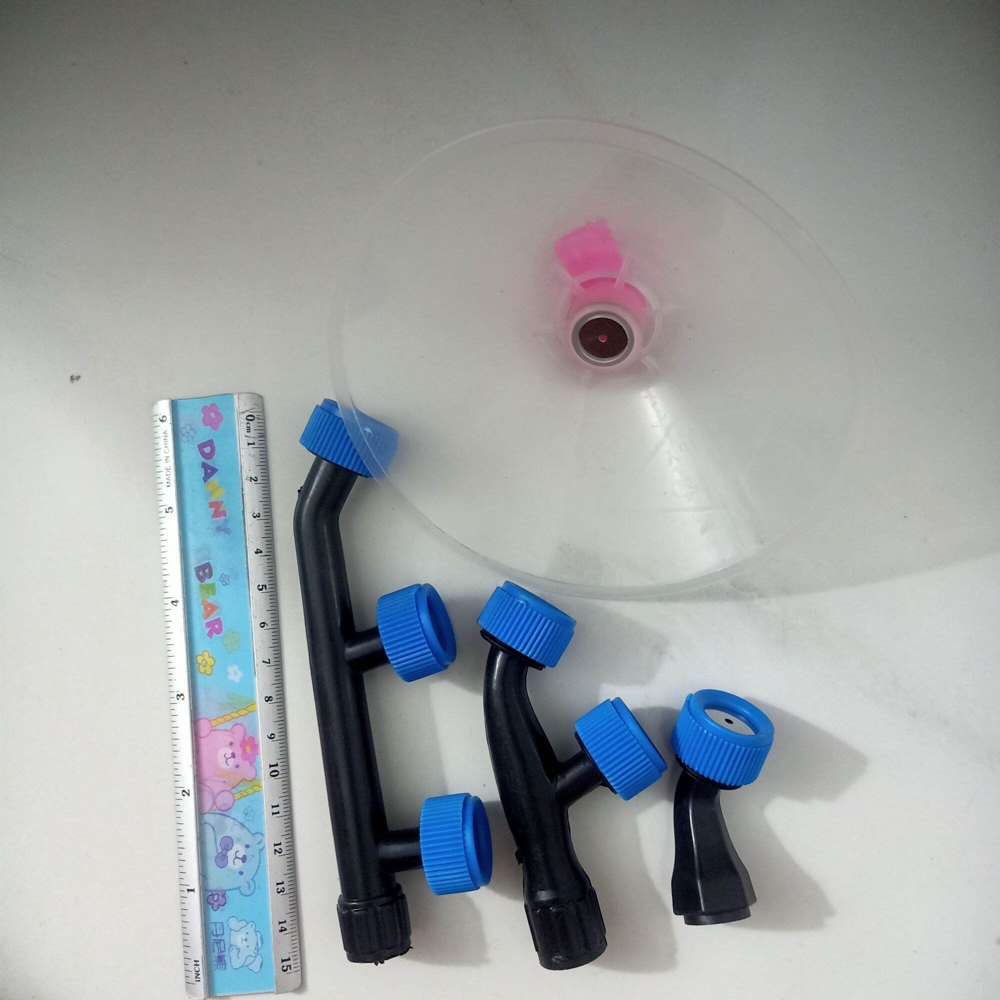 Béc phun 1,2, 3 nhánh bằng nhựa bình xịt dudaco, bình điện ren trong 13mm - Béc nón lá, Béc đồng 5 lỗ phun sương