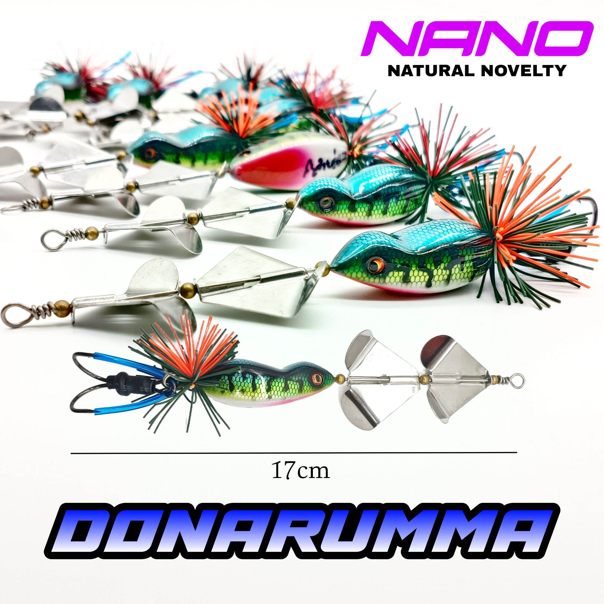 Mồi câu lóc bông donarumma 17cm 20gr thailand