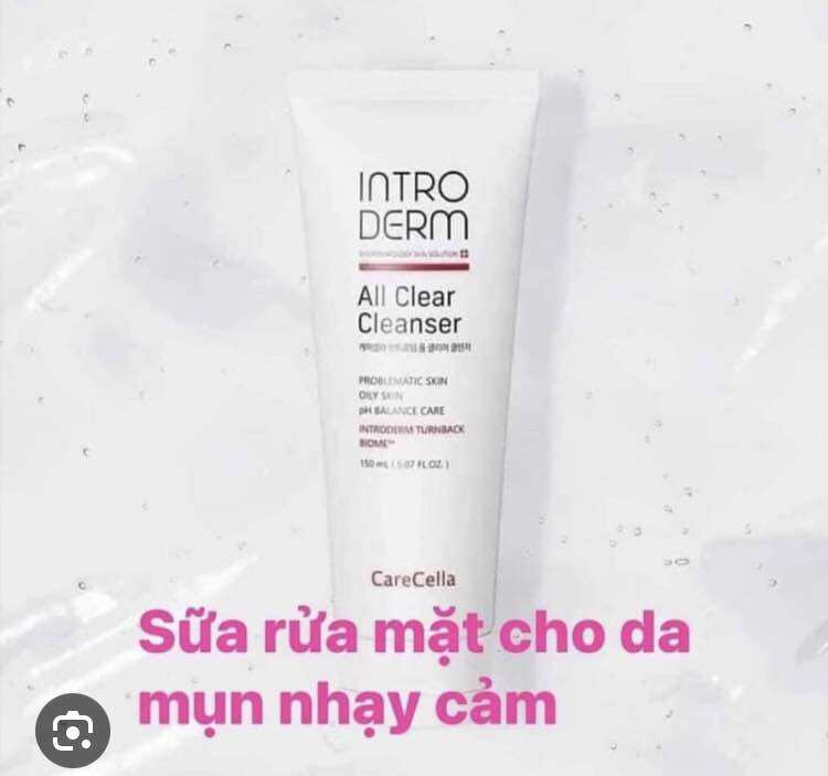 Sữa rửa mặt làm sạch đa năng CareCella INTRODERM - CareCella INTRODERM All Clear Cleanser