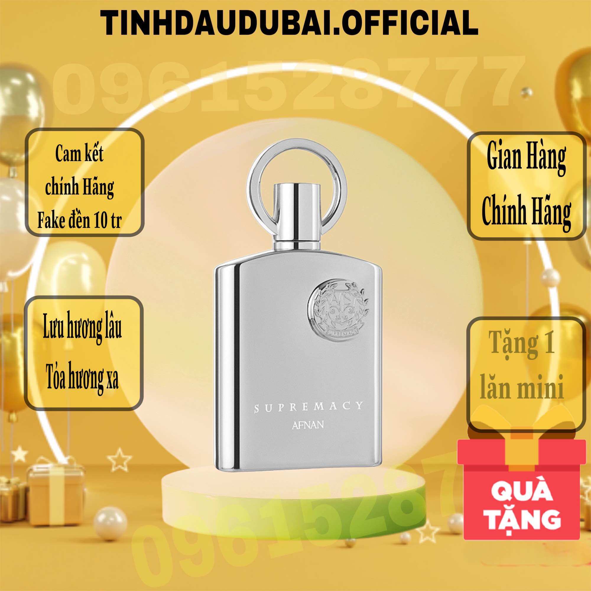 Nước Hoa Nam  Supermacy Silver chính Hãng 100ml