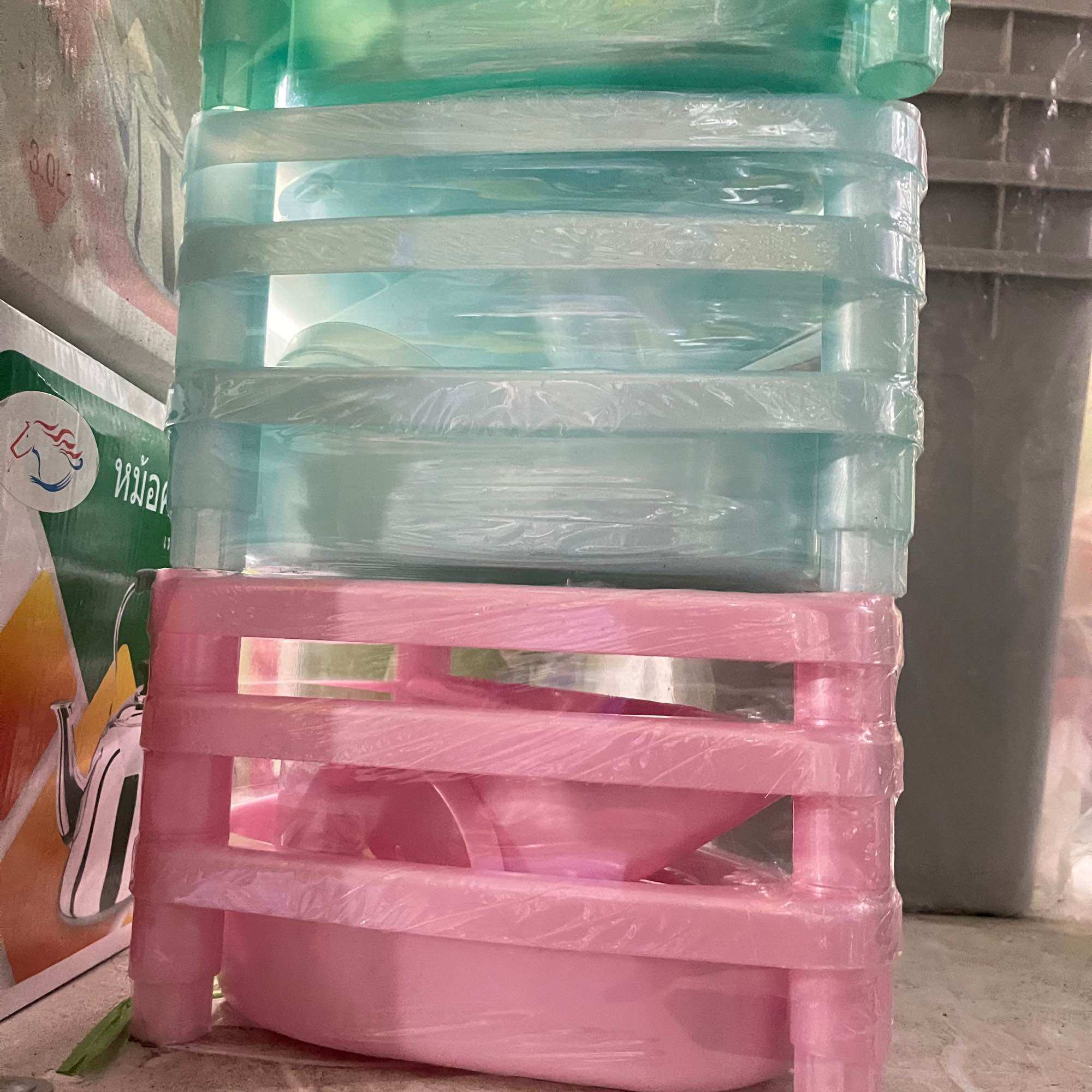 kệ góc nhà tắm 3 tầng Tân Lập Thành