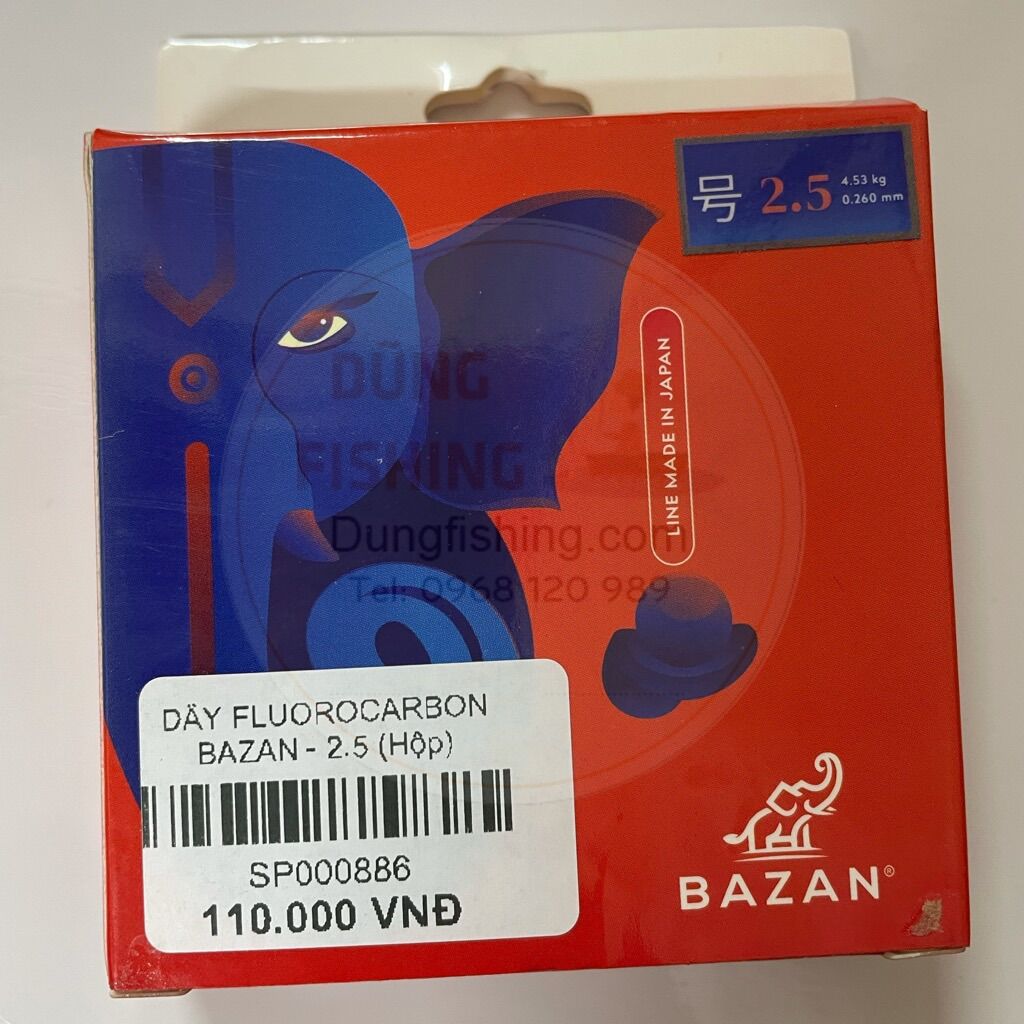 Cước thẻo Bazan Fluorocarbon 30m