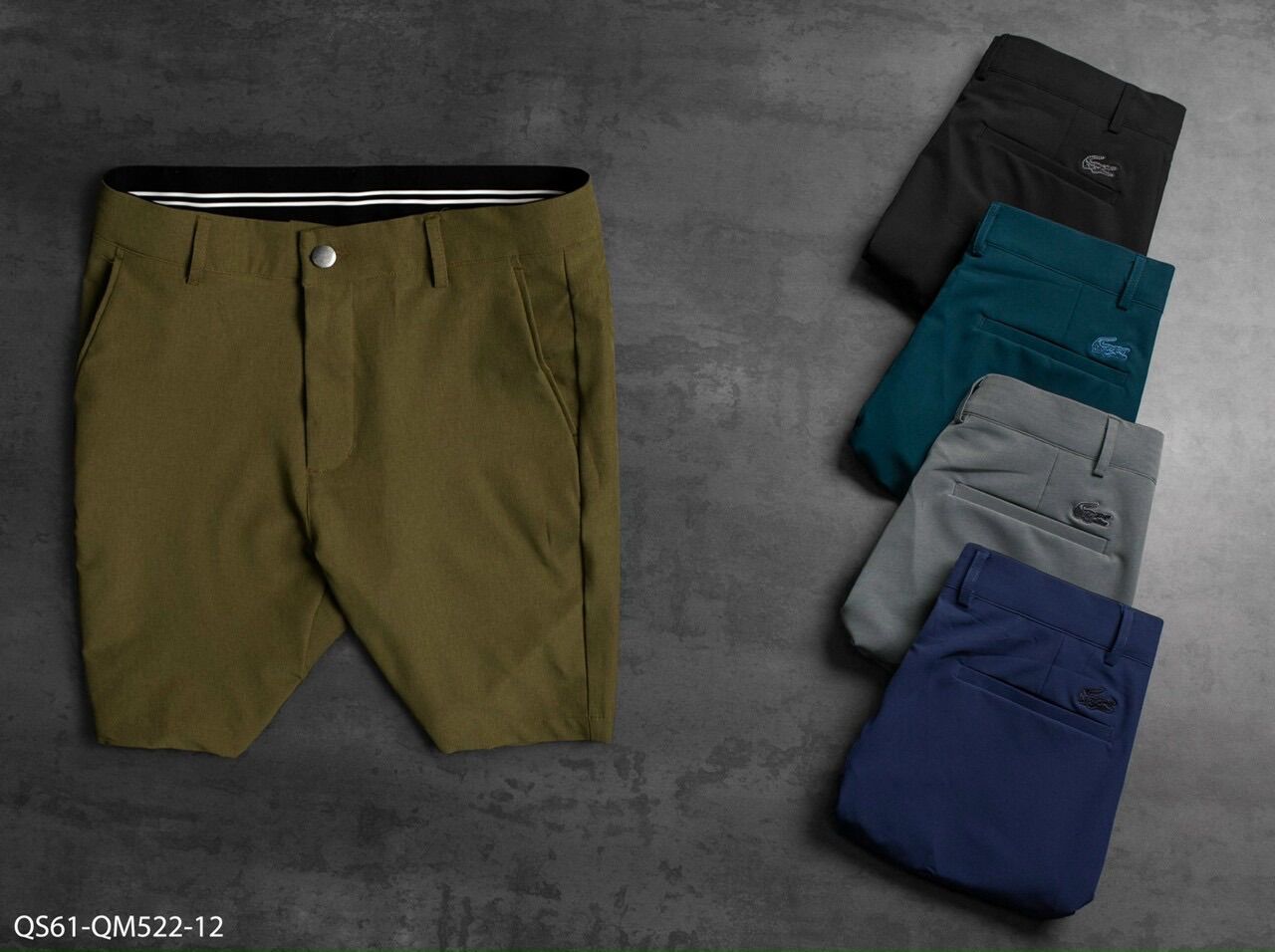 Quần Short Golf Cá Sấu 🐊 dư xịn chuẩn hãng