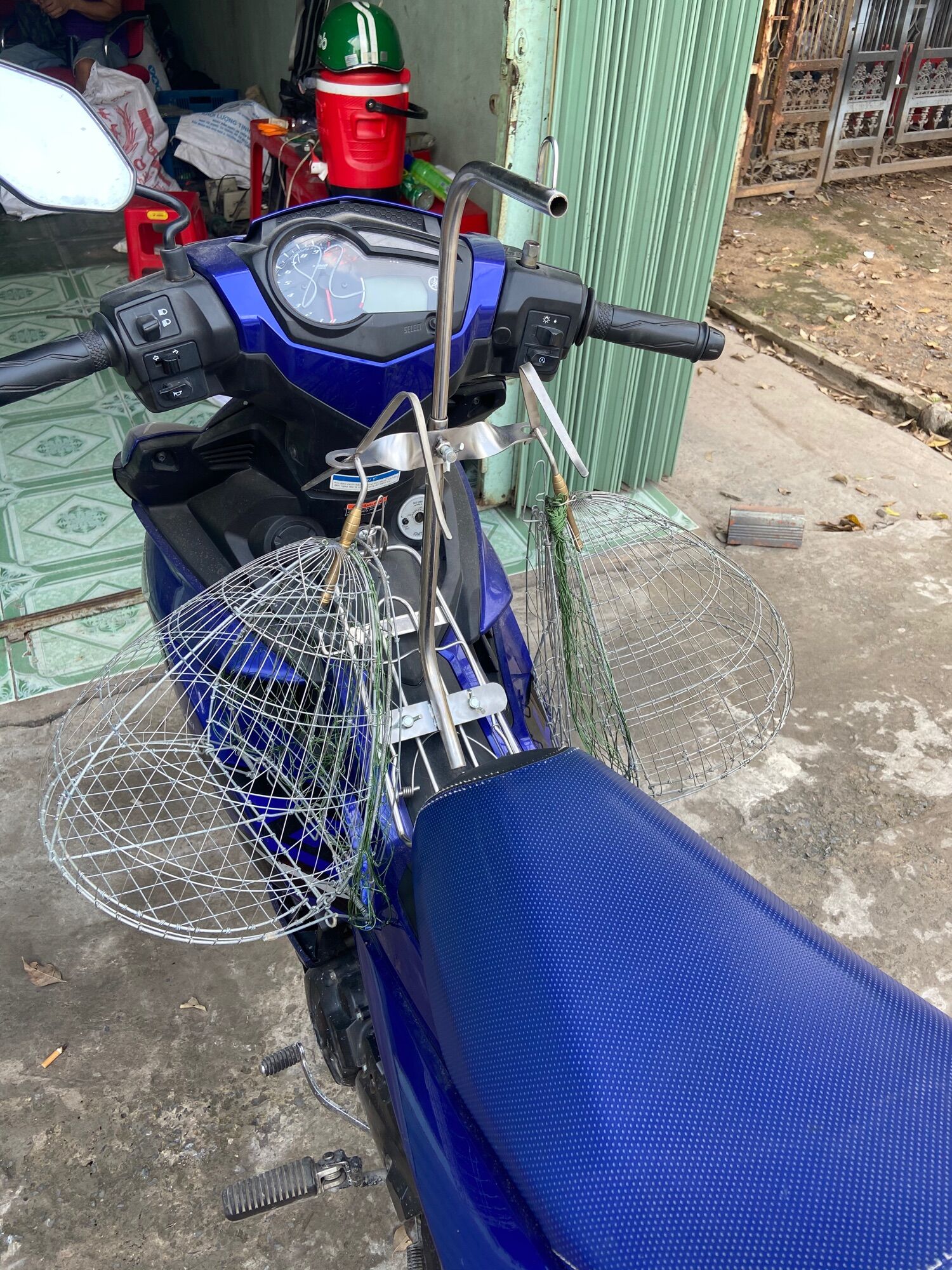 Baga treo lồng chim Pile gắn đc tất cả xe số