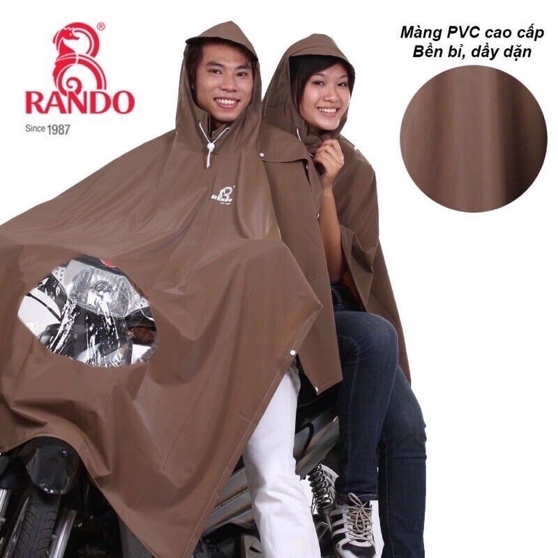 [HCM]ÁO MƯA 2 ĐẦU CAO CẤP THƯƠNG HIỆU RANDO