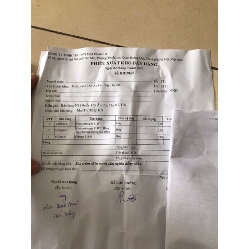 [Nhập RS0822 giảm 30k cho đơn 99k]Fran ESTROGEN E
