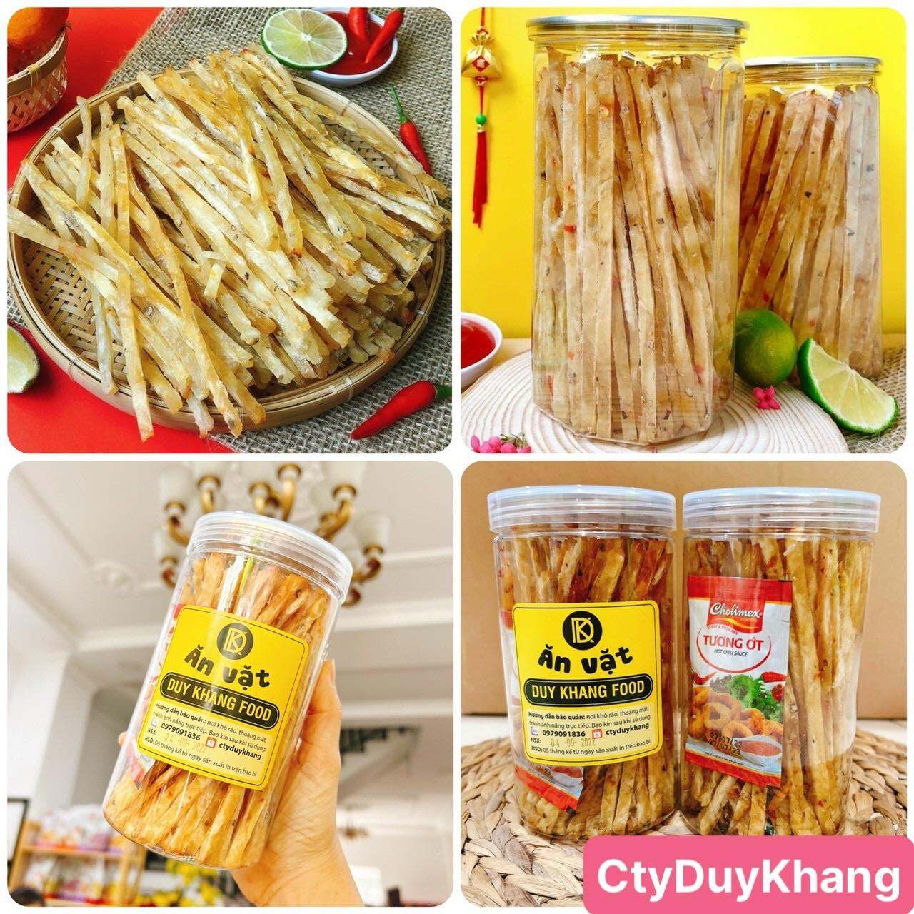 Khô Cá Thiều Que Tẩm Vị Đóng ( Hũ 200gr, 250gr )