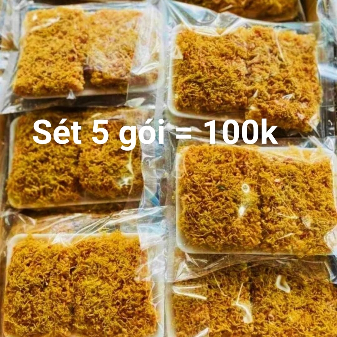 100k combo 5 gói cơm cháy siêu chà bông - 100k 5 gói