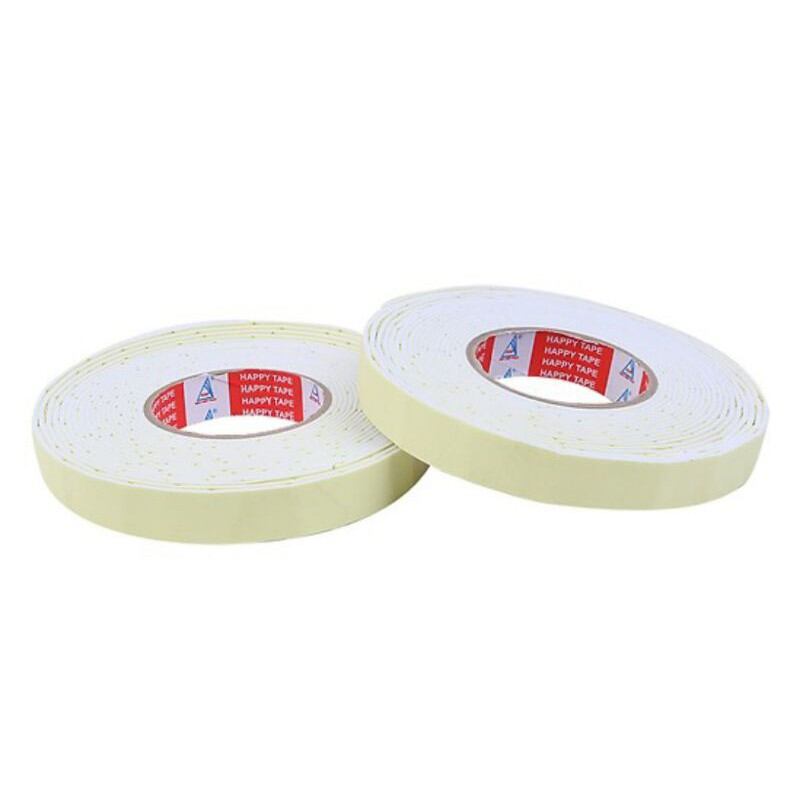 Băng Keo Xốp 2 Mặt Màu Trắng