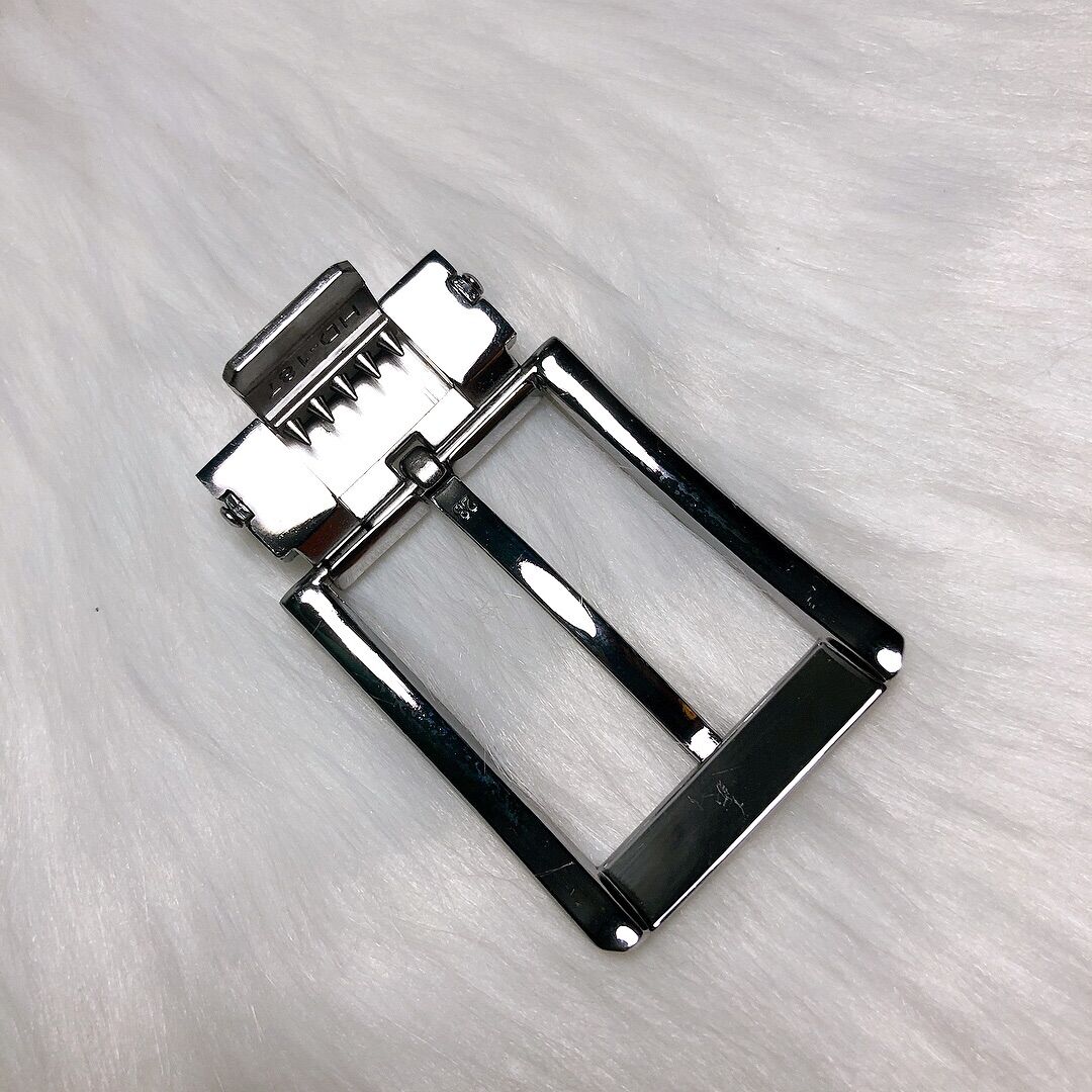 Mặt khóa thắt lưng (đầu dây nịt), mặt kim, bản rộng  3.5cm