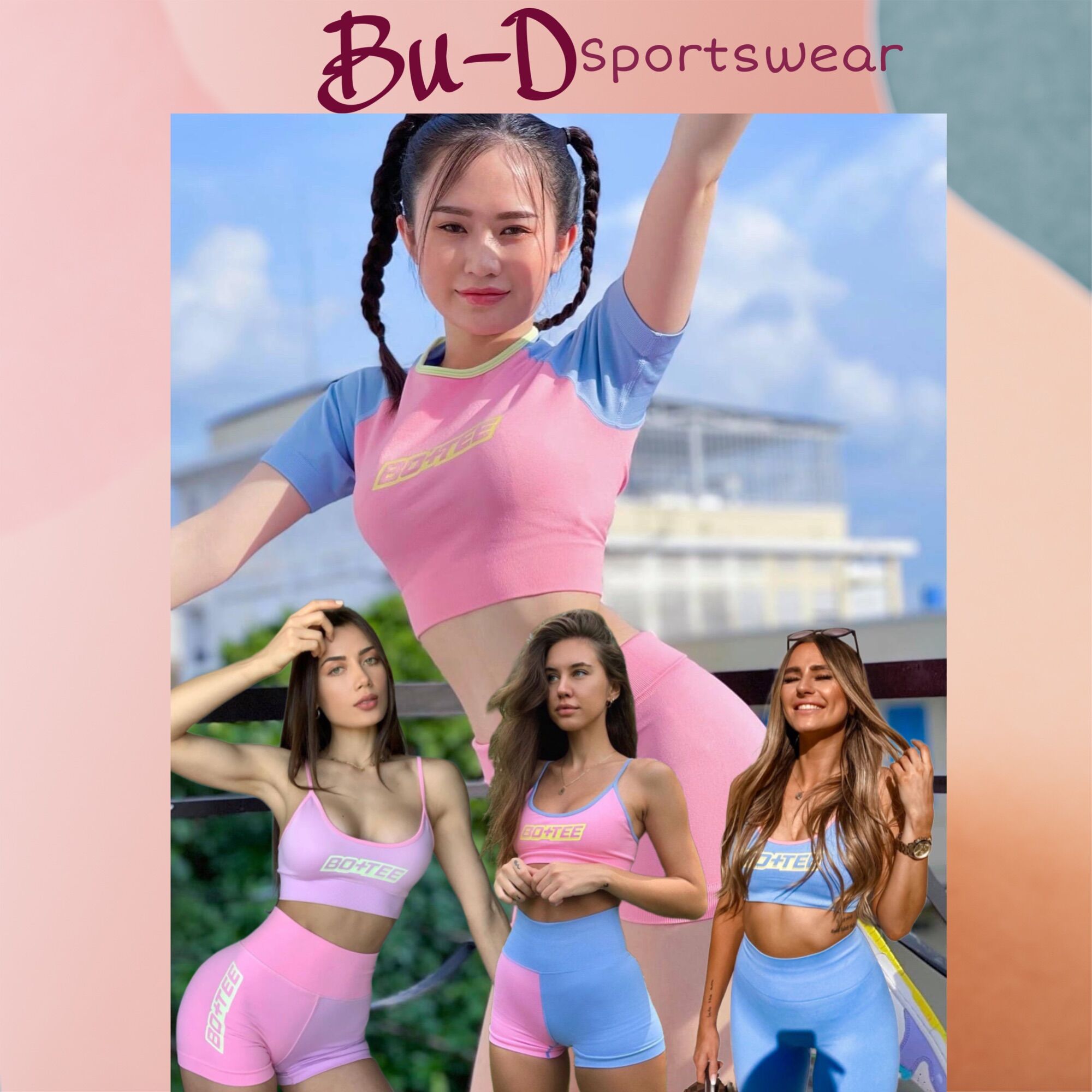 Bộ đồ tập botee get loud chất thun dệt kim dày dặn