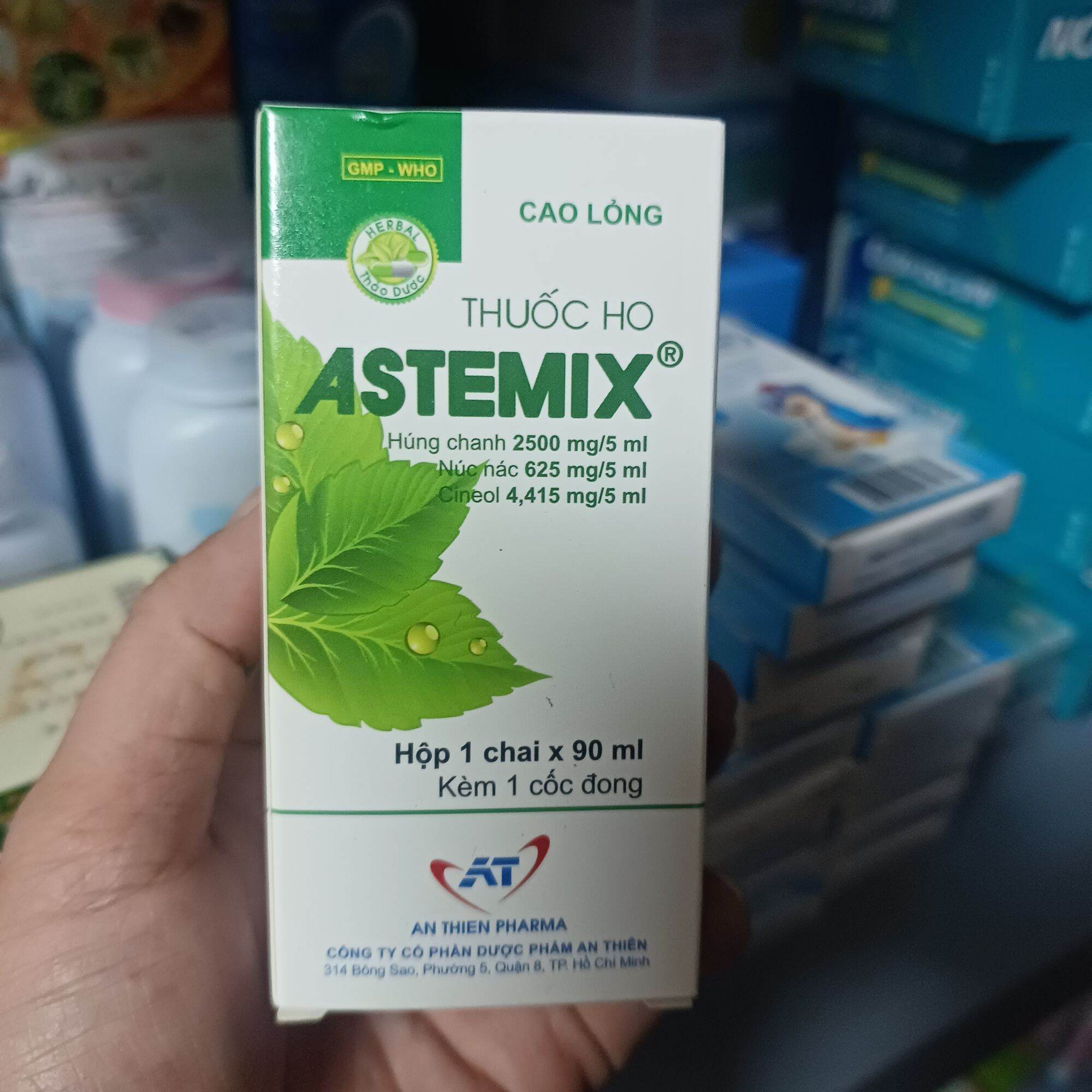 Siro ho astemix 90ml