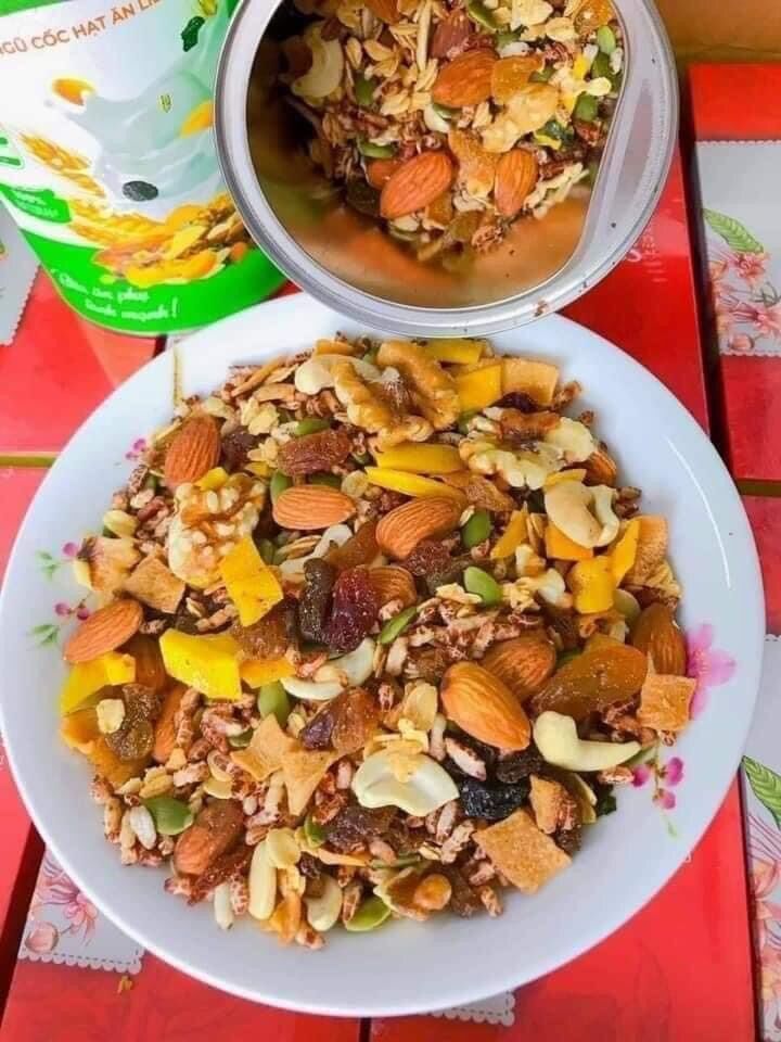 NGŨ CỐC HẠT ĂN LIỀN GRANOLA MIN MIN