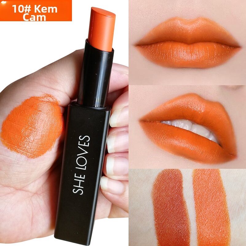 Son Dưỡng Môi Sắc Cam Chói Chánh