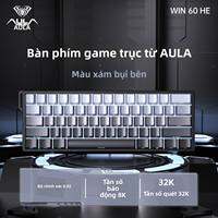 AULA | Bàn Phím Cơ Trục Từ Có Đèn LED Wolf Spider WiN60HE cho game FPS